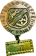 Kahl motorcycle rally badge from Jean-Francois Helias