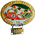 Kaiserlautern motorcycle rally badge from Jean-Francois Helias