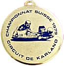 Karland motorcycle race badge from Jean-Francois Helias