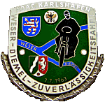 Karlshafen motorcycle rally badge from Jean-Francois Helias