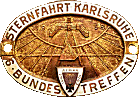 Karlsruhe motorcycle rally badge from Jean-Francois Helias