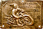 Kehlheim motorcycle rally badge from Jean-Francois Helias