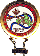 Keller Geister motorcycle rally badge from Jean-Francois Helias