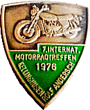 Kellinghusen motorcycle rally badge from Jean-Francois Helias