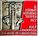 Kellinghusen motorcycle rally badge from Jean-Francois Helias