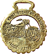 Kent Steam & Transport motorcycle rally badge from Jean-Francois Helias