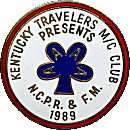 Kentucky Travelers motorcycle rally badge from Jean-Francois Helias