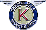 Kestrel MCC motorcycle club badge from Jean-Francois Helias