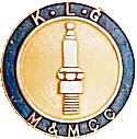 KLG M & MCC motorcycle club badge from Jean-Francois Helias