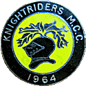 Knightriders MCC motorcycle club badge from Jean-Francois Helias