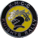 Knights motorcycle rally badge from Les Hobbs