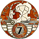 KNMV Rondrit motorcycle rally badge from Jean-Francois Helias