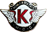 Knowle & DMCC motorcycle club badge from Jean-Francois Helias