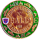 Kompressoren motorcycle rally badge from Jean-Francois Helias