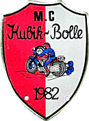 Kubik-Bolle motorcycle rally badge from Jean-Francois Helias