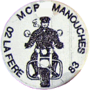 La Fere motorcycle rally badge from Jean-Francois Helias