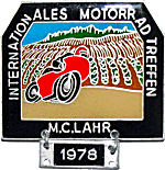 Lahr motorcycle rally badge from Jean-Francois Helias
