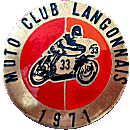 Langon motorcycle rally badge from Jean-Francois Helias