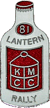 Lantern motorcycle rally badge from Jean-Francois Helias