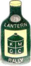 Lantern motorcycle rally badge from Jan Heiland