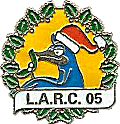 LARC motorcycle rally badge from Steve Easthope