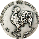 La Roche Chalais motorcycle rally badge from Jean-Francois Helias