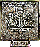 La Roche sur Foron motorcycle rally badge from Jean-Francois Helias