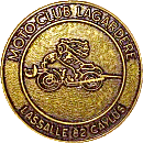 Lassalle motorcycle rally badge from Jean-Francois Helias
