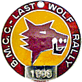 Last Wolf motorcycle rally badge from Jean-Francois Helias
