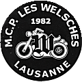 Lausanne motorcycle rally badge from Jean-Francois Helias