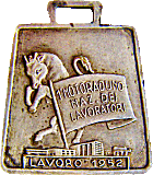 Lavoro motorcycle rally badge from Jean-Francois Helias