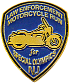 Law Enforcement Special Olympics motorcycle run badge from Jean-Francois Helias