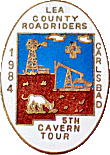 Lea County Roadriders Cavern Tour motorcycle run badge from Jean-Francois Helias