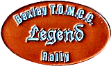 Legend motorcycle rally badge from Jean-Francois Helias