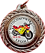Legoli motorcycle rally badge from Jean-Francois Helias