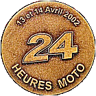 Le Mans motorcycle race badge from Jean-Francois Helias