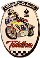 Leonard Classic motorcycle race badge from Jean-Francois Helias