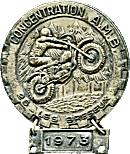 Les Breseux motorcycle rally badge from Jean-Francois Helias