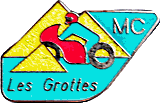 Les Grottes motorcycle club badge from Jean-Francois Helias