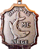 Liege Sharks motorcycle rally badge from Jean-Francois Helias