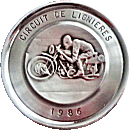 Lignieres motorcycle rally badge from Jean-Francois Helias