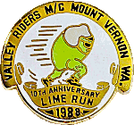 Lime Run motorcycle run badge from Jean-Francois Helias
