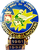 Limoux motorcycle rally badge from Jean-Francois Helias