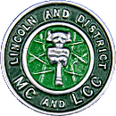 Lincoln & DMC&LCC motorcycle club badge from Jean-Francois Helias