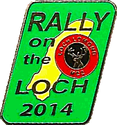Rally on the Loch motorcycle rally badge from Ted Trett