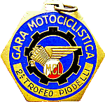 Lombardo motorcycle rally badge from Jean-Francois Helias