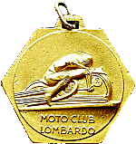 Lombardo motorcycle rally badge from Jean-Francois Helias