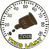 LONY motorcycle rally badge from Ted Trett
