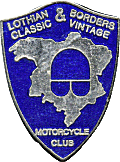 Lothian & Borders CVMCC motorcycle club badge from Jean-Francois Helias