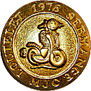 Loutelet Sermange motorcycle rally badge from Jean-Francois Helias